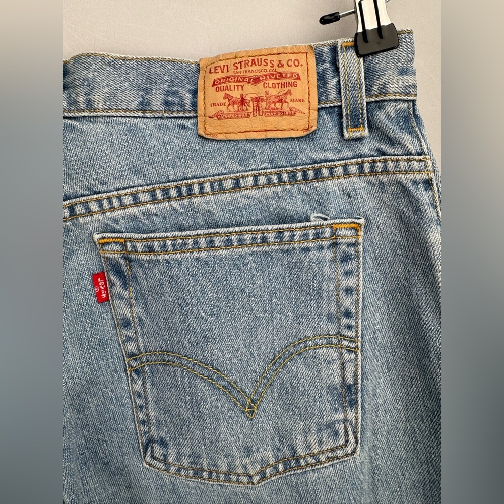 Levi's 550 Women's‎ Jeans 16s Blue Relaxed Tapered Red Tab